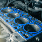 Short,Block,With,Installed,Cylinder,Head,Gasket.,Repair,Of,A